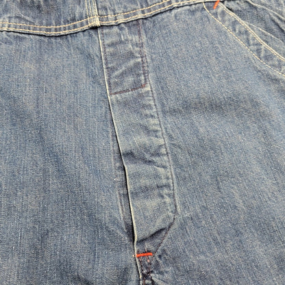【中古品】【メンズ】 BIG MAC ビッグマック DENIM OVERALL デニム オーバーオール ズボン ボトムス 146-260226-ya-02-izu サイズ：下記参照 カラー：インディゴ 万代Net店