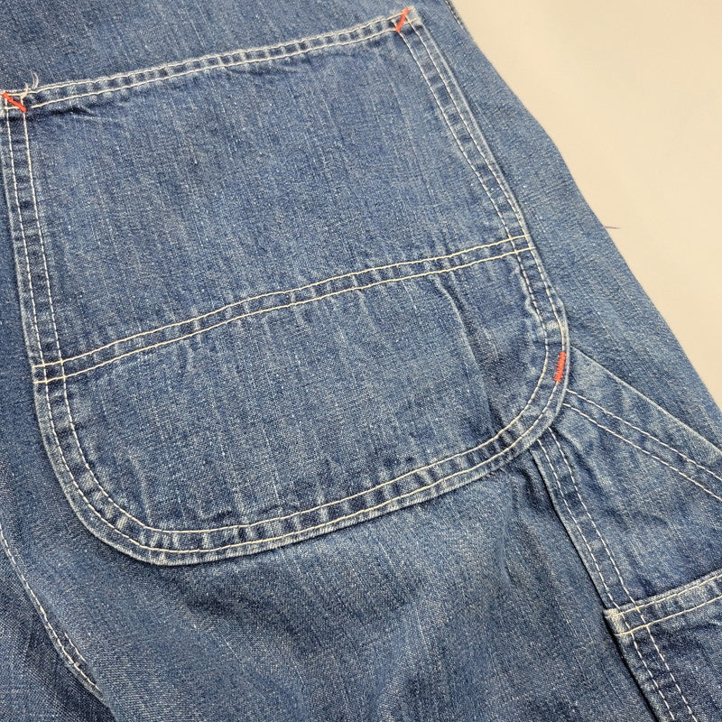 【中古品】【メンズ】 BIG MAC ビッグマック DENIM OVERALL デニム オーバーオール ズボン ボトムス 146-260226-ya-02-izu サイズ：下記参照 カラー：インディゴ 万代Net店