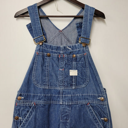 【中古品】【メンズ】 BIG MAC ビッグマック DENIM OVERALL デニム オーバーオール ズボン ボトムス 146-260226-ya-02-izu サイズ：下記参照 カラー：インディゴ 万代Net店