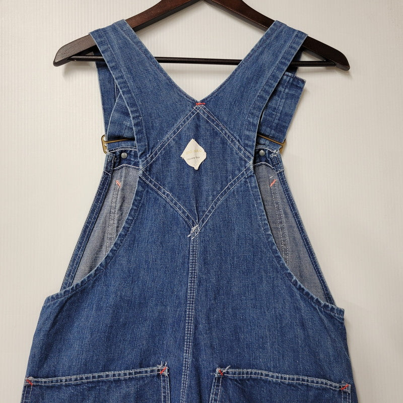 【中古品】【メンズ】 BIG MAC ビッグマック DENIM OVERALL デニム オーバーオール ズボン ボトムス 146-260226-ya-02-izu サイズ：下記参照 カラー：インディゴ 万代Net店