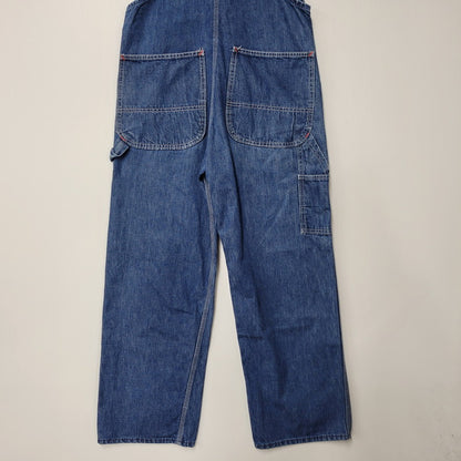 【中古品】【メンズ】 BIG MAC ビッグマック DENIM OVERALL デニム オーバーオール ズボン ボトムス 146-260226-ya-02-izu サイズ：下記参照 カラー：インディゴ 万代Net店