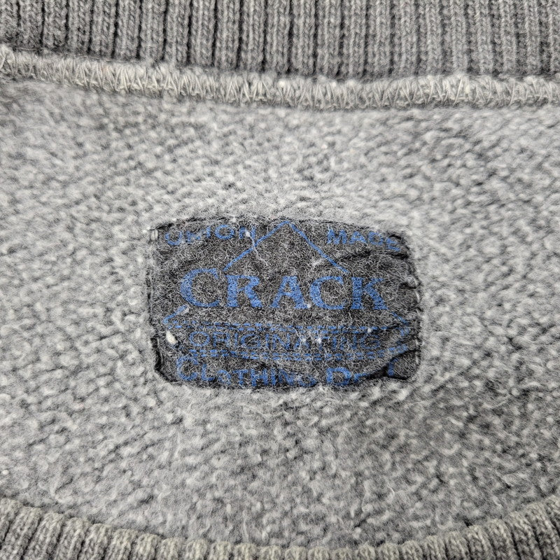 【中古品】【メンズ】 UNION MADE CRACK CLOTHING CO. ユニオンメイド はめ込みGADGET LOOSE SWEATSHIRT ガジェット ルーズ スウェットシャツ トップス 140-260303-kh-02-izu カラー：グレー 万代Net店