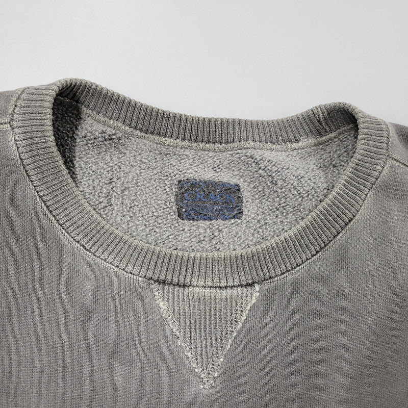 【中古品】【メンズ】 UNION MADE CRACK CLOTHING CO. ユニオンメイド はめ込みGADGET LOOSE SWEATSHIRT ガジェット ルーズ スウェットシャツ トップス 140-260303-kh-02-izu カラー：グレー 万代Net店