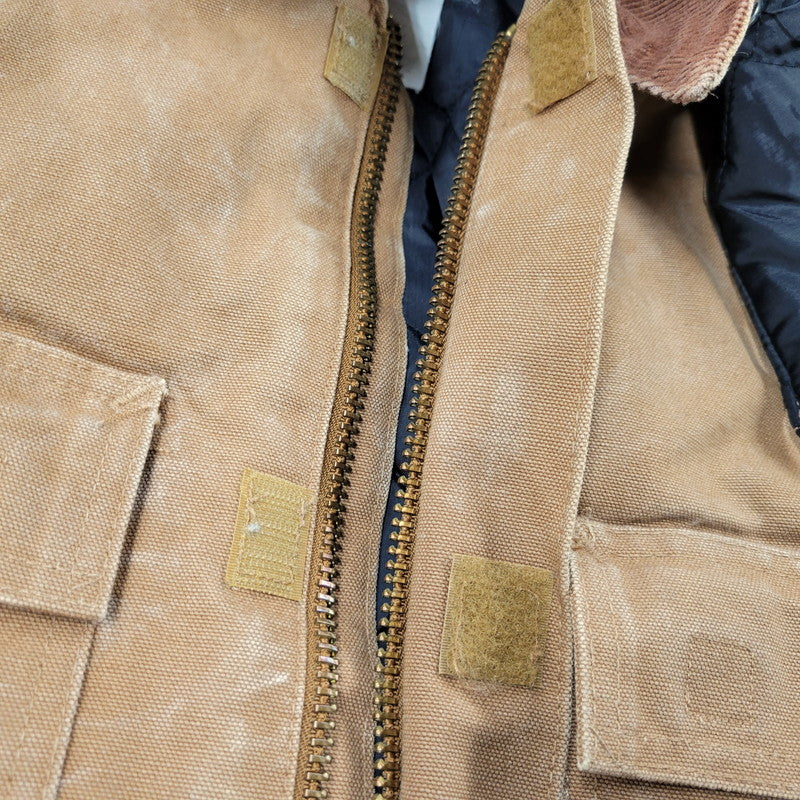 【中古品】【メンズ】 Carhartt カーハート QUILTING DUCK TRADITIONAL COAT キルティング ダック トラディショナル コート アウター 146-260227-kh-03-izu カラー：ブラウン 万代Net店