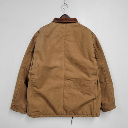 【中古品】【メンズ】 Carhartt カーハート QUILTING DUCK TRADITIONAL COAT キルティング ダック トラディショナル コート アウター 146-260227-kh-03-izu カラー：ブラウン 万代Net店