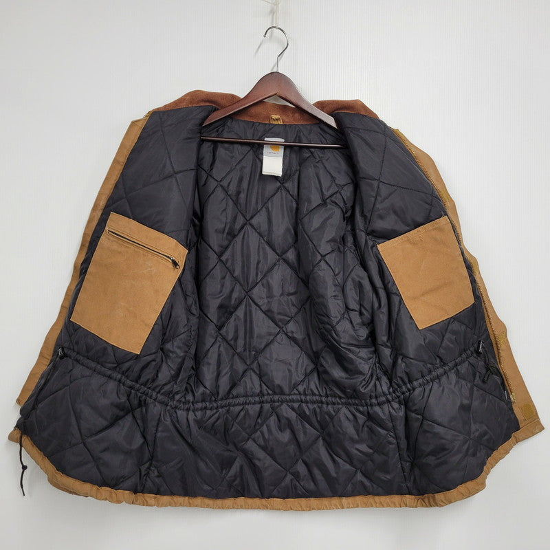 【中古品】【メンズ】 Carhartt カーハート QUILTING DUCK TRADITIONAL COAT キルティング ダック トラディショナル コート アウター 146-260227-kh-03-izu カラー：ブラウン 万代Net店