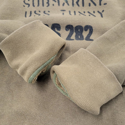 【中古品】【メンズ】 The REAL McCOY'S ザリアルマッコイズ MILITARY SWEAT ミリタリー スウェット トップス 長袖 145-260227-kh-06-izu サイズ：M カラー：カーキ系 万代Net店