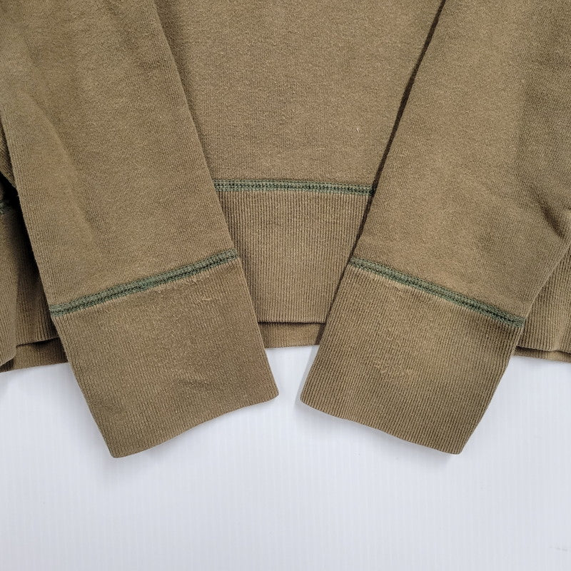 【中古品】【メンズ】 The REAL McCOY'S ザリアルマッコイズ MILITARY SWEAT ミリタリー スウェット トップス 長袖 145-260227-kh-06-izu サイズ：M カラー：カーキ系 万代Net店
