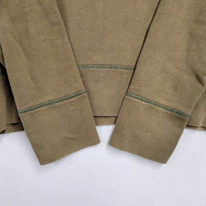 【中古品】【メンズ】 The REAL McCOY'S ザリアルマッコイズ MILITARY SWEAT ミリタリー スウェット トップス 長袖 145-260227-kh-06-izu サイズ：M カラー：カーキ系 万代Net店