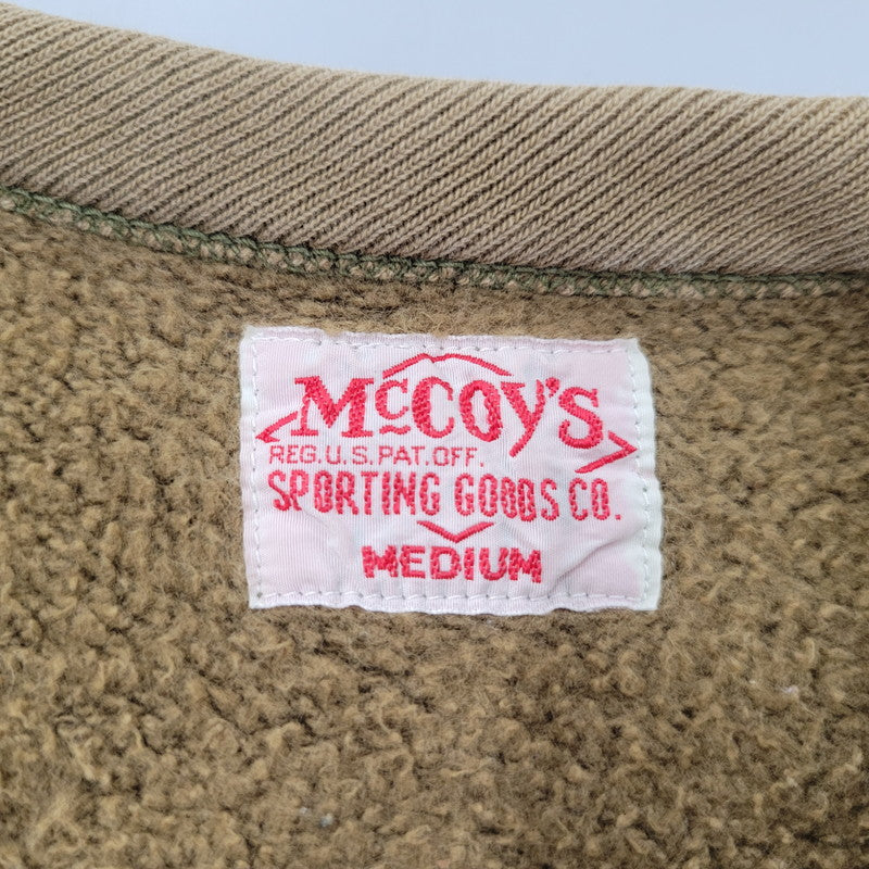 【中古品】【メンズ】 The REAL McCOY'S ザリアルマッコイズ MILITARY SWEAT ミリタリー スウェット トップス 長袖 145-260227-kh-06-izu サイズ：M カラー：カーキ系 万代Net店