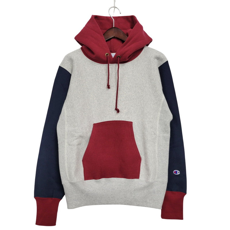 【中古美品】【メンズ】 COLOR BLOCK REVERSE WEAVE HOODIE C3-Q115 カラー ブロック リバースウィーブ フーディー 青タグ復刻 パーカー 148-260304-as-12-izu サイズ：M カラー：マルチカラー 万代Net店