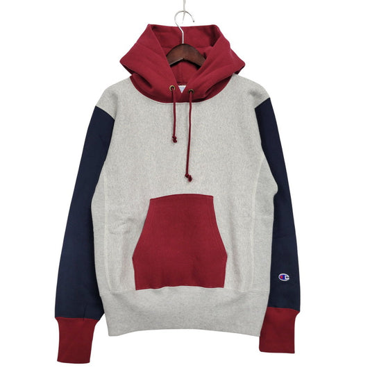 【中古美品】【メンズ】 COLOR BLOCK REVERSE WEAVE HOODIE C3-Q115 カラー ブロック リバースウィーブ フーディー 青タグ復刻 パーカー 148-260304-as-12-izu サイズ：M カラー：マルチカラー 万代Net店