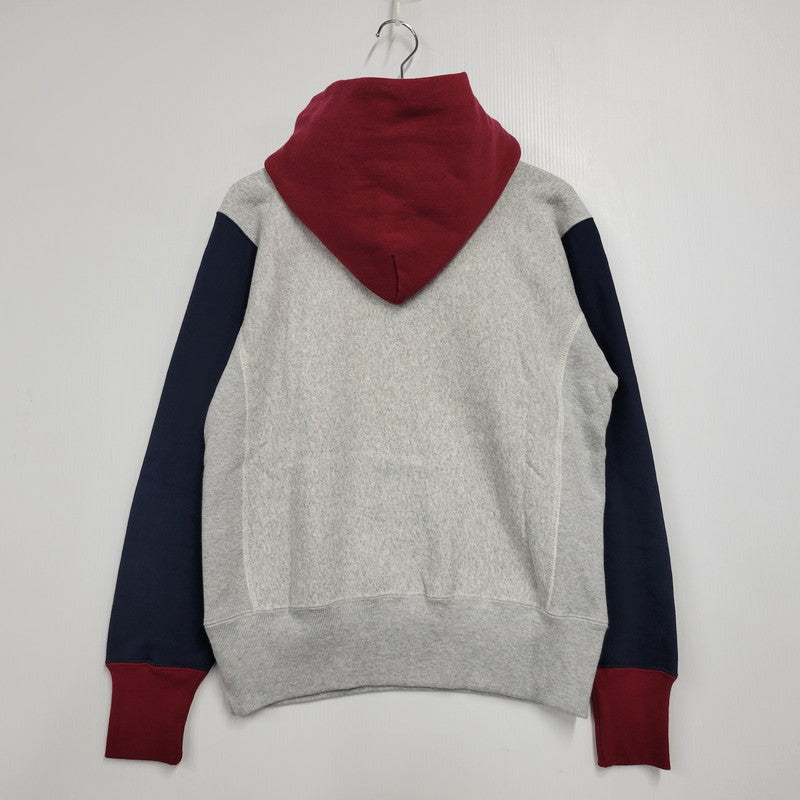 【中古美品】【メンズ】 COLOR BLOCK REVERSE WEAVE HOODIE C3-Q115 カラー ブロック リバースウィーブ フーディー 青タグ復刻 パーカー 148-260304-as-12-izu サイズ：M カラー：マルチカラー 万代Net店