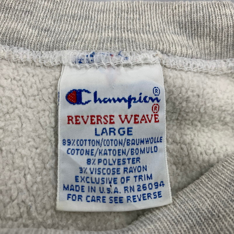 【中古品】【メンズ】 SOUTHSIDE REVERSE WEAVE CREWNECK リバースウィーブ クルーネック USA製 スウェット トレーナー 長袖 146-260227-as-07-izu サイズ：L カラー：グレー 万代Net店