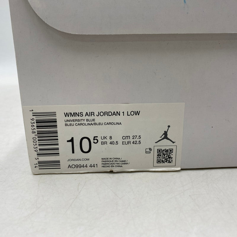 【中古品】【メンズ】 WMNS AIR JORDAN 1 LOW AO9944-441 ウィメンズ エア ジョーダン 1 ロー スニーカー シューズ 靴 160-260304-as-07-izu サイズ：27.5cm カラー：UNIVERSITY BLUE 万代Net店