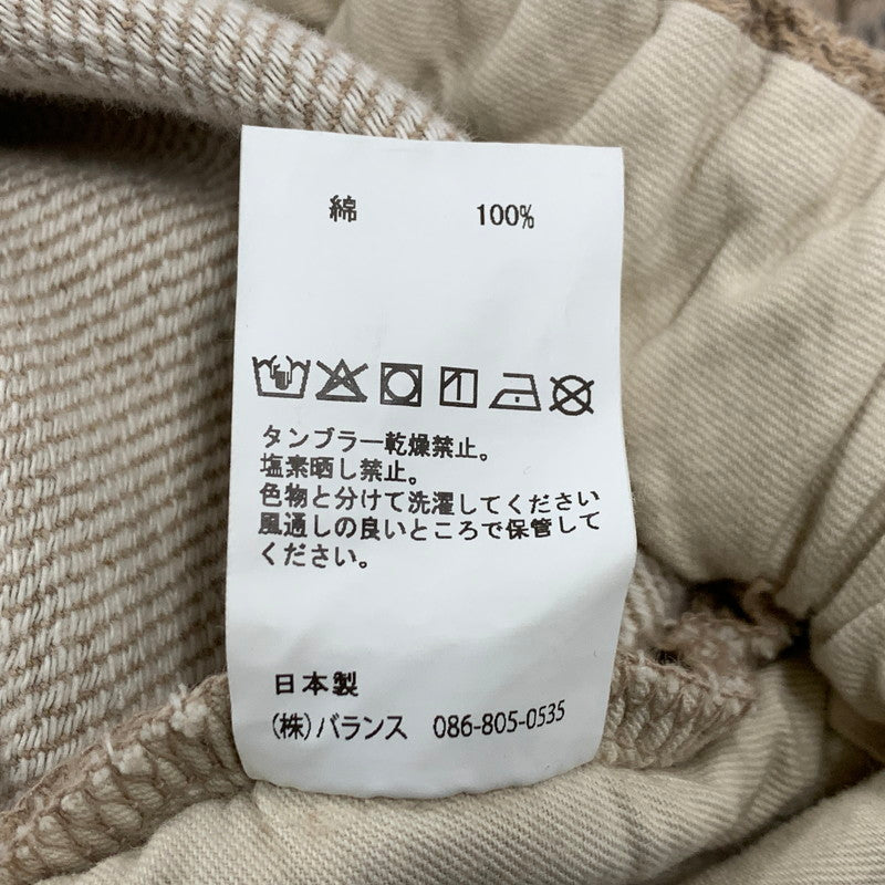 【中古品】【メンズ】 LOOSE DENIM WIDE EASY PANTS ルーズ デニム ワイド イージー パンツ ボトムス ズボン 151-260227-cs-12-izu サイズ：02 カラー：ベージュ 万代Net店