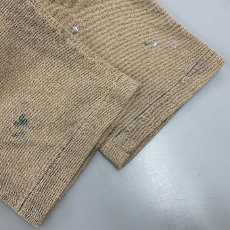 【中古品】【メンズ】 LOOSE DENIM WIDE EASY PANTS ルーズ デニム ワイド イージー パンツ ボトムス ズボン 151-260227-cs-12-izu サイズ：02 カラー：ベージュ 万代Net店