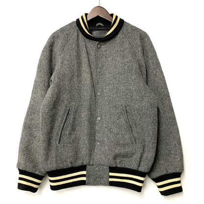 【中古品】【メンズ】 WOOL STADIUM JACKET ウール スタジアムジャケット USA製 スタジャン アウター 146-260227-as-08-izu サイズ：S カラー：グレー 万代Net店