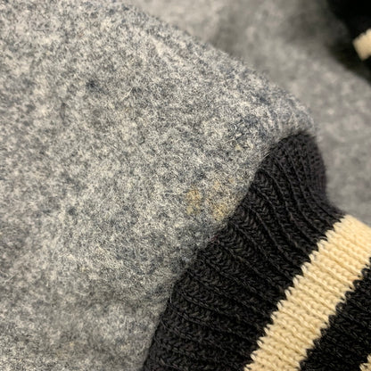 【中古品】【メンズ】 WOOL STADIUM JACKET ウール スタジアムジャケット USA製 スタジャン アウター 146-260227-as-08-izu サイズ：S カラー：グレー 万代Net店