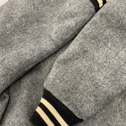 【中古品】【メンズ】 WOOL STADIUM JACKET ウール スタジアムジャケット USA製 スタジャン アウター 146-260227-as-08-izu サイズ：S カラー：グレー 万代Net店