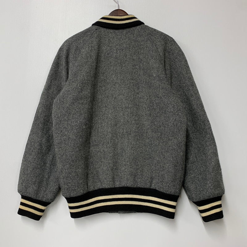 【中古品】【メンズ】 WOOL STADIUM JACKET ウール スタジアムジャケット USA製 スタジャン アウター 146-260227-as-08-izu サイズ：S カラー：グレー 万代Net店