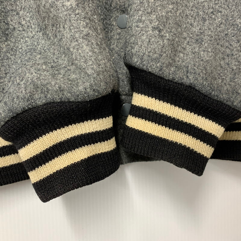 【中古品】【メンズ】 WOOL STADIUM JACKET ウール スタジアムジャケット USA製 スタジャン アウター 146-260227-as-08-izu サイズ：S カラー：グレー 万代Net店