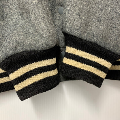 【中古品】【メンズ】 WOOL STADIUM JACKET ウール スタジアムジャケット USA製 スタジャン アウター 146-260227-as-08-izu サイズ：S カラー：グレー 万代Net店