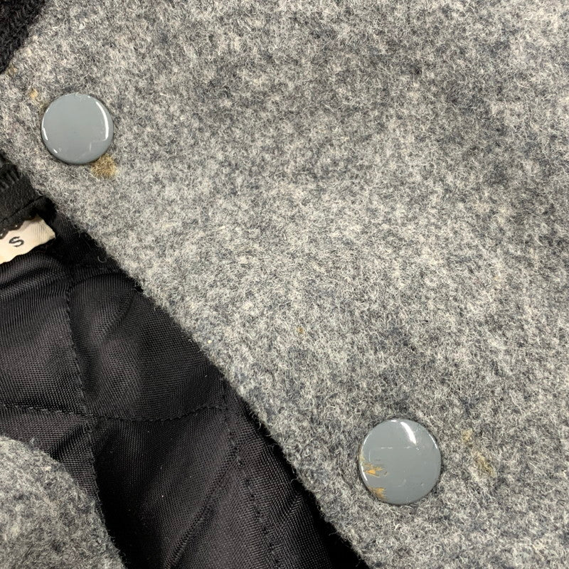 【中古品】【メンズ】 WOOL STADIUM JACKET ウール スタジアムジャケット USA製 スタジャン アウター 146-260227-as-08-izu サイズ：S カラー：グレー 万代Net店