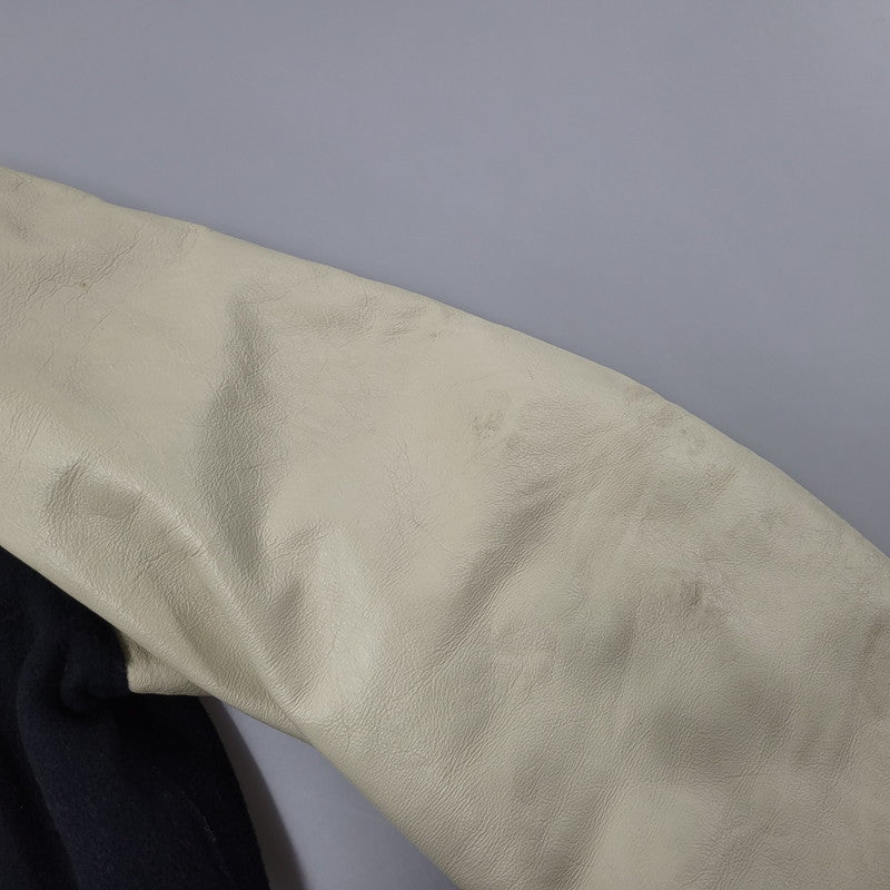 【現状渡し品】【メンズ】 Golden Bear ゴールデンベア STADIUM JACKET スタジアム ジャケット アウター 146-260227-kh-02-izu サイズ：M カラー：ネイビー×アイボリー 万代Net店