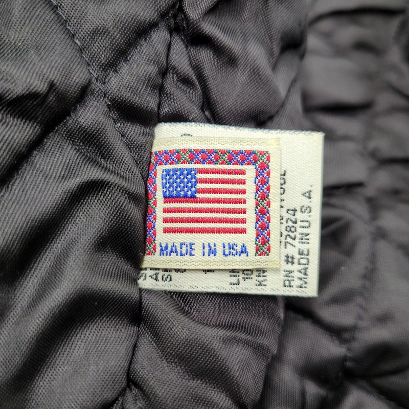 【現状渡し品】【メンズ】 Golden Bear ゴールデンベア STADIUM JACKET スタジアム ジャケット アウター 146-260227-kh-02-izu サイズ：M カラー：ネイビー×アイボリー 万代Net店