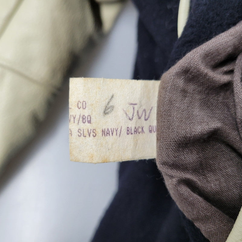 【現状渡し品】【メンズ】 Golden Bear ゴールデンベア STADIUM JACKET スタジアム ジャケット アウター 146-260227-kh-02-izu サイズ：M カラー：ネイビー×アイボリー 万代Net店