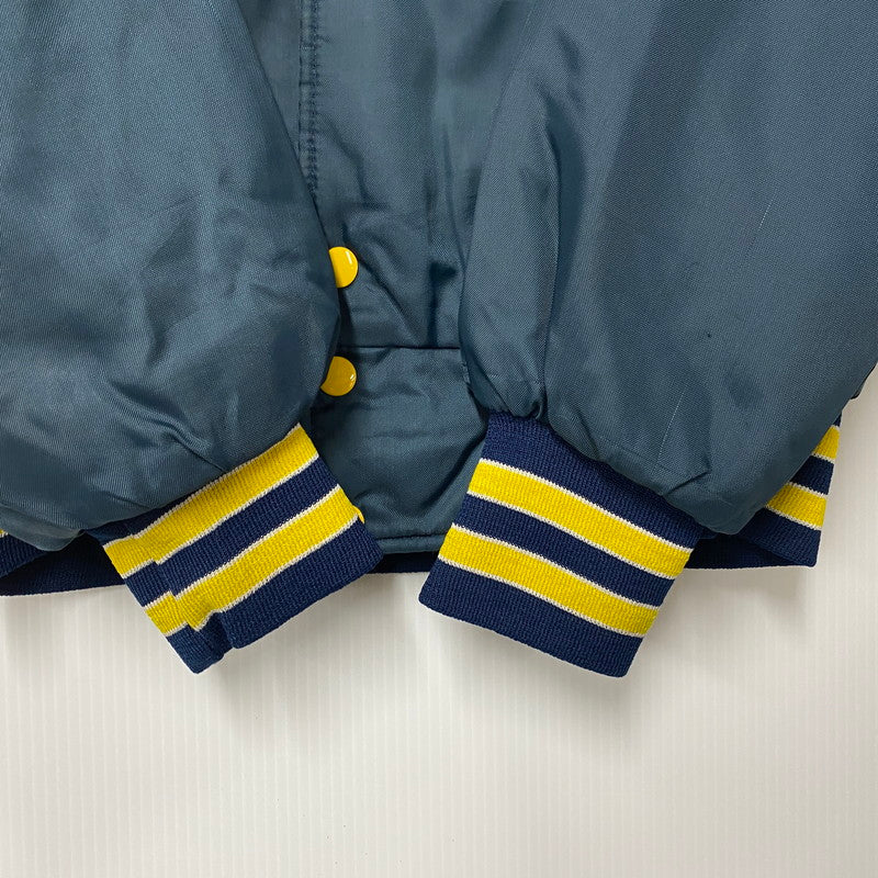 【中古品】【メンズ】 HOLLOWAY ホロウェイ 70～80’S USA製 NYLON STADIUM JACKET ナイロン スタジアム ジャケット アウター 146-260304-cs-19-izu サイズ：S カラー：ネイビー 万代Net店