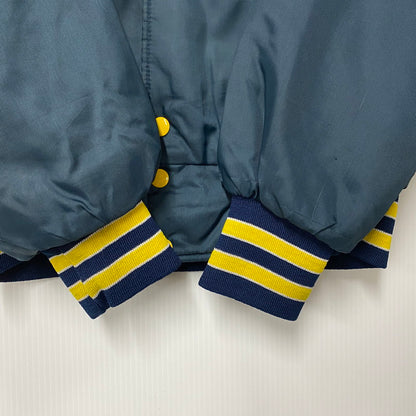 【中古品】【メンズ】 HOLLOWAY ホロウェイ 70～80’S USA製 NYLON STADIUM JACKET ナイロン スタジアム ジャケット アウター 146-260304-cs-19-izu サイズ：S カラー：ネイビー 万代Net店