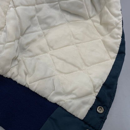 【中古品】【メンズ】 HOLLOWAY ホロウェイ 70～80’S USA製 NYLON STADIUM JACKET ナイロン スタジアム ジャケット アウター 146-260304-cs-19-izu サイズ：S カラー：ネイビー 万代Net店