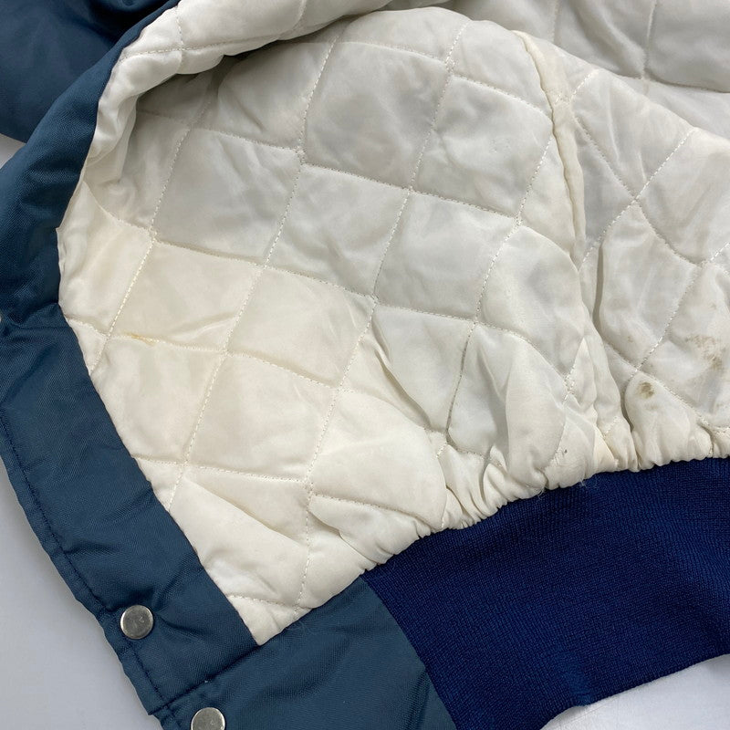【中古品】【メンズ】 HOLLOWAY ホロウェイ 70～80’S USA製 NYLON STADIUM JACKET ナイロン スタジアム ジャケット アウター 146-260304-cs-19-izu サイズ：S カラー：ネイビー 万代Net店