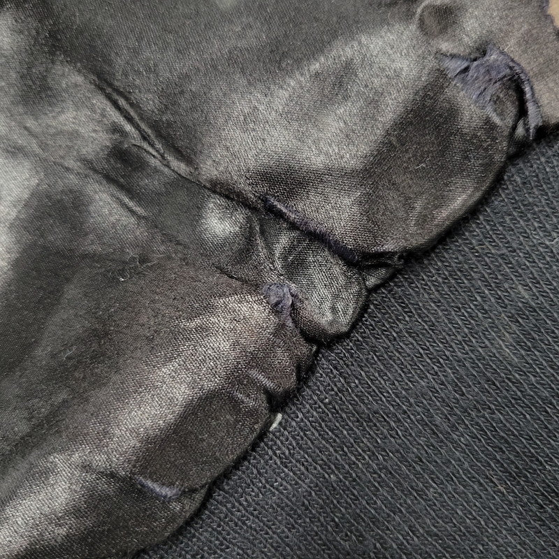 【現状渡し品】【メンズ】 MGM GRAND メトロ・ゴールドウィン・メイヤー グランド 4000 USA製 80S 刺繍 BLOUSON JACKET ブルゾン ジャケット アウター 146-260305-yn-08-izu サイズ：XXL カラー：ブラック系 万代Net店