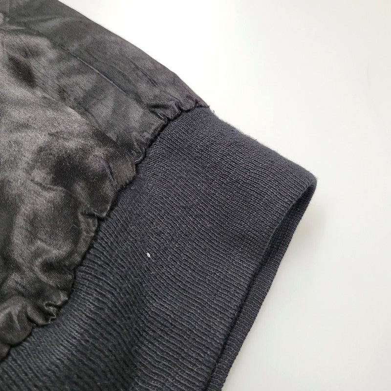 【現状渡し品】【メンズ】 MGM GRAND メトロ・ゴールドウィン・メイヤー グランド 4000 USA製 80S 刺繍 BLOUSON JACKET ブルゾン ジャケット アウター 146-260305-yn-08-izu サイズ：XXL カラー：ブラック系 万代Net店