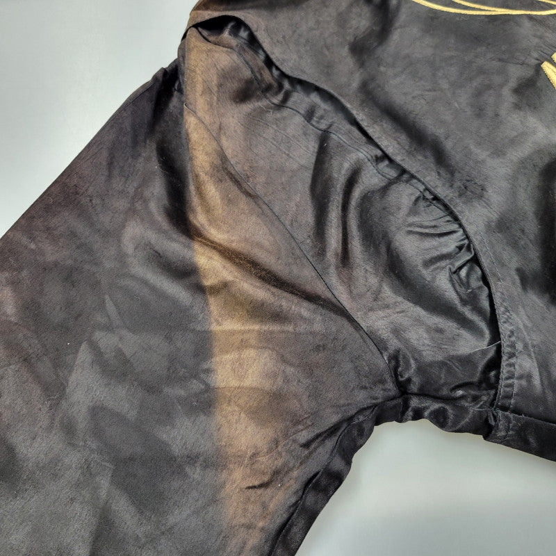 【現状渡し品】【メンズ】 MGM GRAND メトロ・ゴールドウィン・メイヤー グランド 4000 USA製 80S 刺繍 BLOUSON JACKET ブルゾン ジャケット アウター 146-260305-yn-08-izu サイズ：XXL カラー：ブラック系 万代Net店