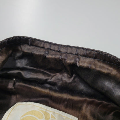 【現状渡し品】【メンズ】 MGM GRAND メトロ・ゴールドウィン・メイヤー グランド 4000 USA製 80S 刺繍 BLOUSON JACKET ブルゾン ジャケット アウター 146-260305-yn-08-izu サイズ：XXL カラー：ブラック系 万代Net店