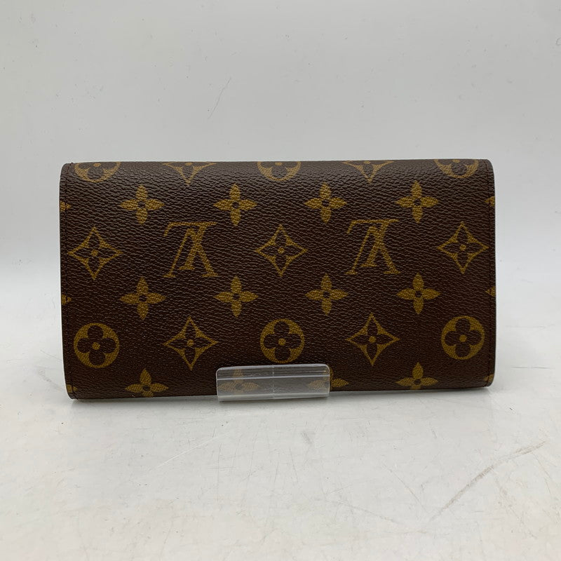 【中古品】【メンズ/レディース】 M61215 TH0938 モノグラム ポルトトレゾール 長財布 179-260226-kh-01-izu カラー：ブラウン 万代Net店