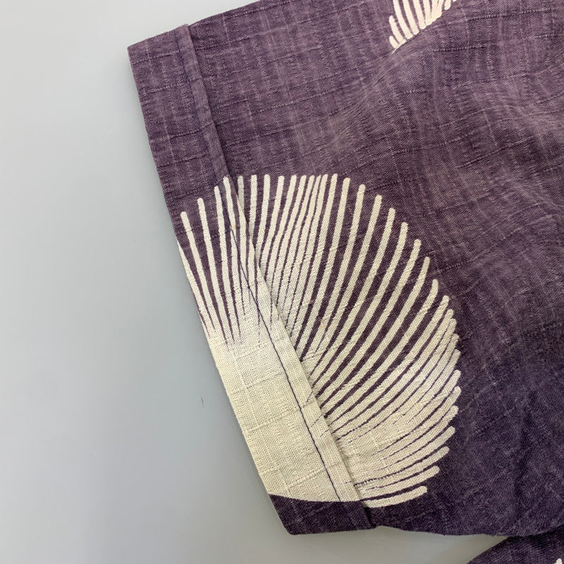 【中古品】【メンズ】 OR GLORY オアグローリー 80609007 HAWAIIAN SHIRT ハワイアン シャツ トップス 半袖 145-260730-cs-21-izu サイズ：M カラー：パープル 万代Net店