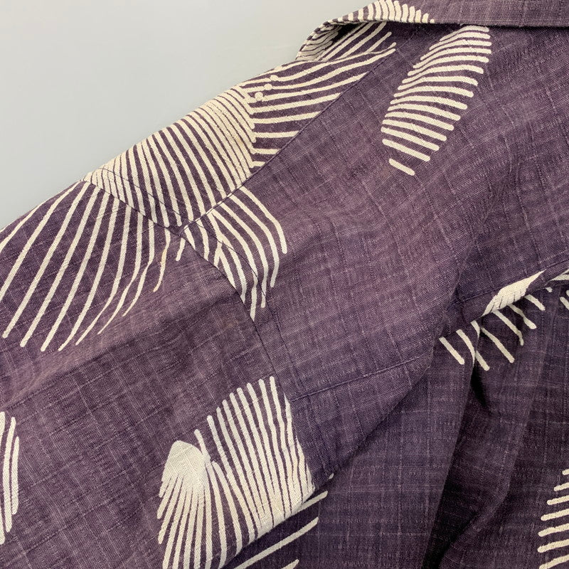 【中古品】【メンズ】 OR GLORY オアグローリー 80609007 HAWAIIAN SHIRT ハワイアン シャツ トップス 半袖 145-260730-cs-21-izu サイズ：M カラー：パープル 万代Net店