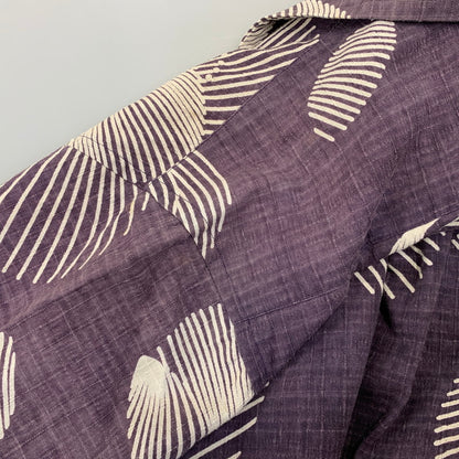 【中古品】【メンズ】 OR GLORY オアグローリー 80609007 HAWAIIAN SHIRT ハワイアン シャツ トップス 半袖 145-260730-cs-21-izu サイズ：M カラー：パープル 万代Net店