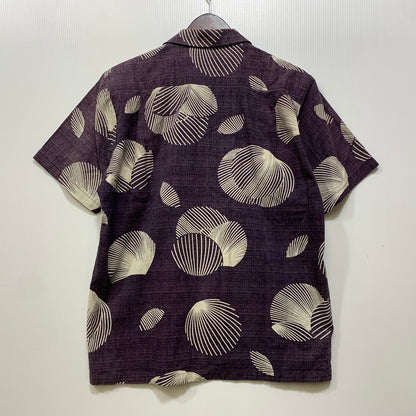 【中古品】【メンズ】 OR GLORY オアグローリー 80609007 HAWAIIAN SHIRT ハワイアン シャツ トップス 半袖 145-260730-cs-21-izu サイズ：M カラー：パープル 万代Net店