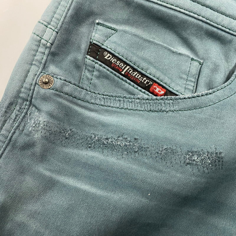 【中古品】【メンズ】 THOMMER CB-NE トマー ジョグジーンズ パンツ ボトムス ズボン 152-260304-cs-17-izu サイズ：W32 カラー：グリーン系 万代Net店
