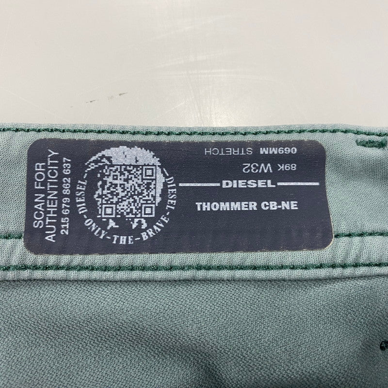 【中古品】【メンズ】 THOMMER CB-NE トマー ジョグジーンズ パンツ ボトムス ズボン 152-260304-cs-17-izu サイズ：W32 カラー：グリーン系 万代Net店