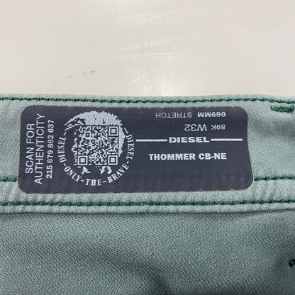 【中古品】【メンズ】 THOMMER CB-NE トマー ジョグジーンズ パンツ ボトムス ズボン 152-260304-cs-17-izu サイズ：W32 カラー：グリーン系 万代Net店