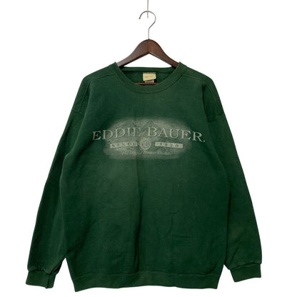 【中古品】【メンズ】 82805 USA製 PRINT LOGO SWEAT プリント ロゴ スウェット トップス 長袖 144-260304-cs-20-izu サイズ：M カラー：グリーン 万代Net店