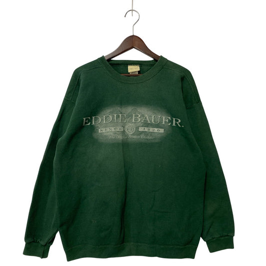 【中古品】【メンズ】 82805 USA製 PRINT LOGO SWEAT プリント ロゴ スウェット トップス 長袖 144-260304-cs-20-izu サイズ：M カラー：グリーン 万代Net店