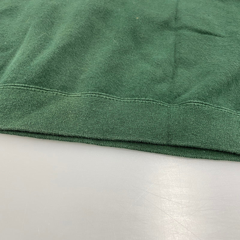 【中古品】【メンズ】 82805 USA製 PRINT LOGO SWEAT プリント ロゴ スウェット トップス 長袖 144-260304-cs-20-izu サイズ：M カラー：グリーン 万代Net店